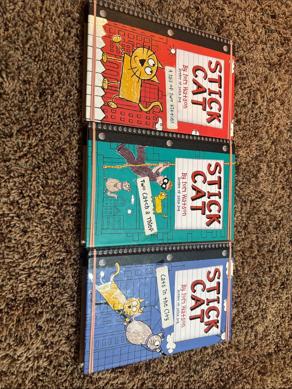 (3) Stick Cat Books